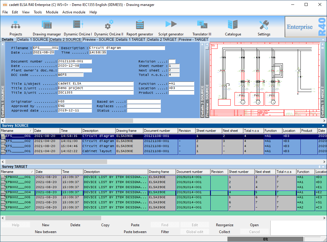 Figure 17:  The Drawing Manager