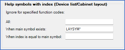 Figure 331: The "Help symbols with index (Device list/Cabinet layout)" section