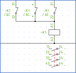 Figure 338: The same mistake as before has been made. However, the original connection numbers still remain, despite the error. This may be somewhat confusing and the error is not obvious, but no information has been lost.