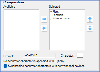 Figure 433:  The "Composition of potential reference names" section