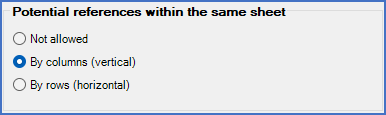 Figure 439:  The "Potential references within the same sheet" section