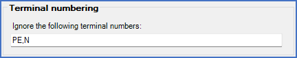 Figure 464:  The "Terminal numbering" section