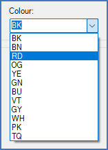 Figure 496:  Selecting a new default colour