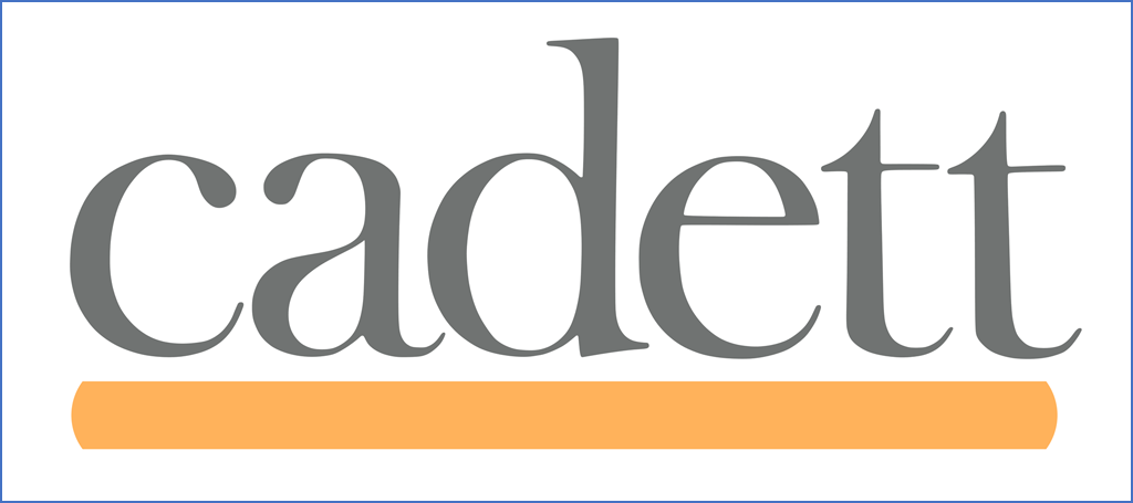 Figure 1:  The logotype of cadett since 1986