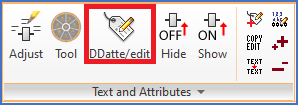 Figure 696:  The DDATTE/EDIT command