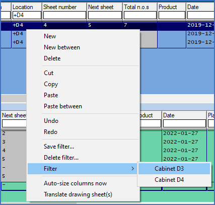 Figure 660:  Activating a named filter