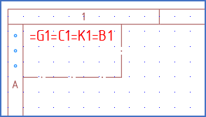 Figure 601:  The function designation in the upper left corner is filled in automatically, based on the document codes.