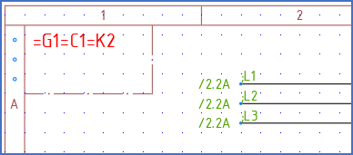 Figure 605:  Please note that DCC code and function are not needed in this case. Therefore the so-called "redundancy reduction" feature has removed them from the cross-references.