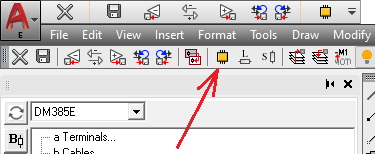 Figure 1056:  The "Symbol Insert Tool" command in the "Object Properties Toolbar"