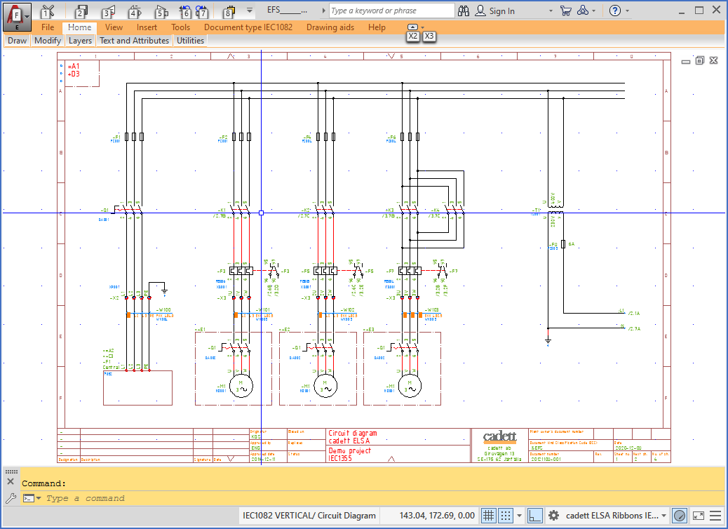 Figure 1167:  The Symbol Insert Tool is normally not visible when using AUTO-HIDE mode.