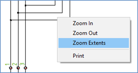 Figure 1083:  The context menu in the enlarged view