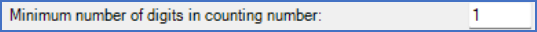 Figure 388:  The "Minimum number of digits in counting number" parameter