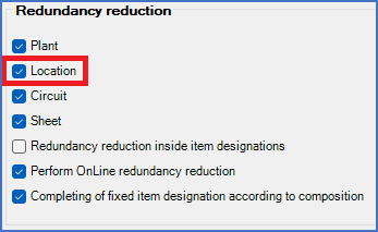 Figure 420:  The "Location" check-box