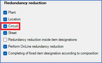 Figure 421:  The "Circuit" check-box