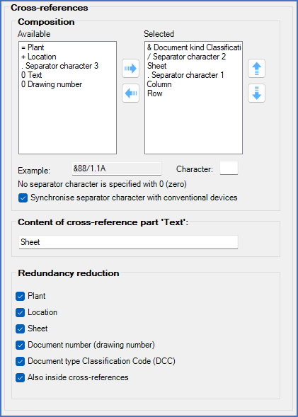 Figure 427:  The "Cross-references" section