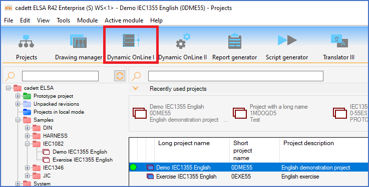 Figure 1239:  Module icon for Dynamic OnLine I