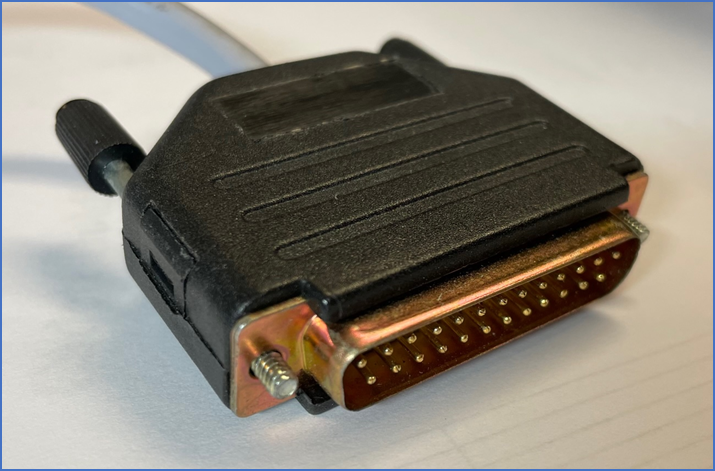 Figure 1257:  A 25 pin D-sub connector