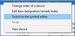 Figure 1142:  The "Switch to the symbol editor" command in the context menu