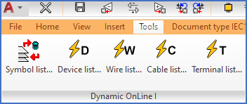 Figure 1113:  The second way to start Dynamic OnLine I