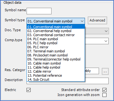 Figure 895: There are 14 symbol types to choose from.