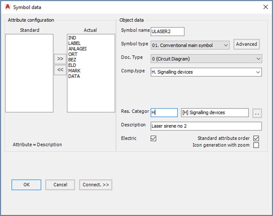 Figure 966: The second laser siren will have similar content in the main dialogue box as the first one, but different name and description.