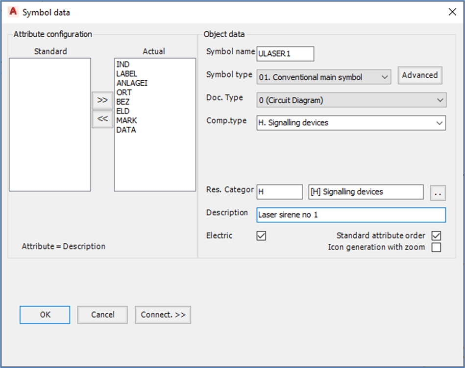 Figure 958: Dialogue box for symbol data