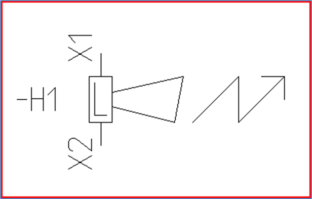 Figure : The imagined example, the laser siren.