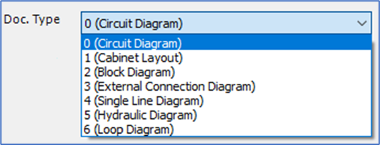 Figure 813: Selectrion of document type