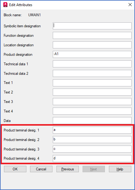 Figure 832: The sequence in the "Edit all attributes..." dialogue box, shown in this figure, is also controlled this way.