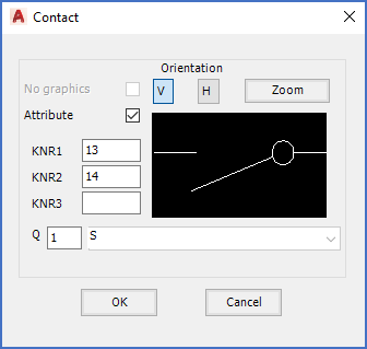 Figure 853: Entering the "Contact" dialogue box by double-clicking an existing contact