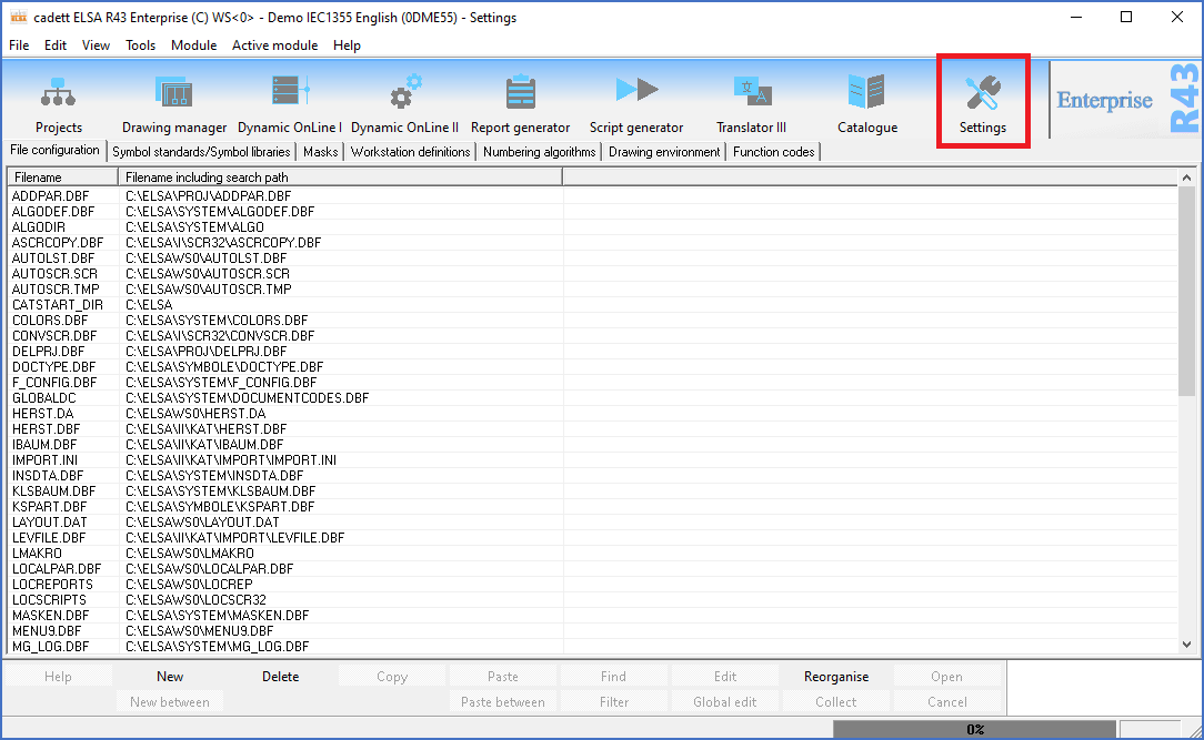 Figure 1634: The "File configuration" tab