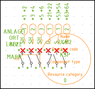 Figure 888: This is how messy it might look directly after specifying the insertion point. Some adjustments are necessary.