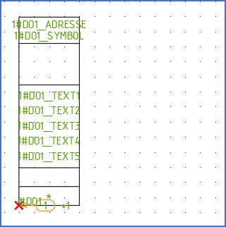 Figure 914: The first I/O has been inserted.