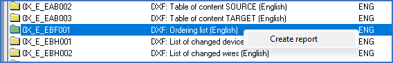 Figure 1218:  Right-click a report definition and select "Generate report" for a simplified start.