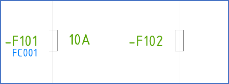 Figure 752:  If both fuses are of the same type, the "Copy resource data" command is convenient to use.