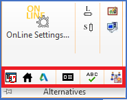Figure 821: &nbsp;The "Alternatives" slide-out panel