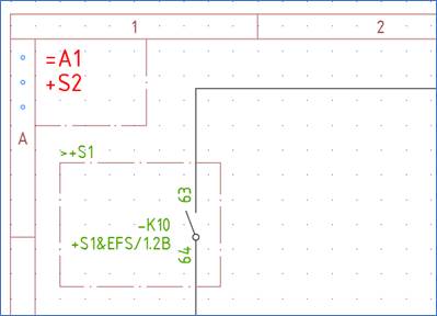 Figure 1690:  A boundary box may be a clearer way of specifying a location that deviates from the rest of a drawing sheet.