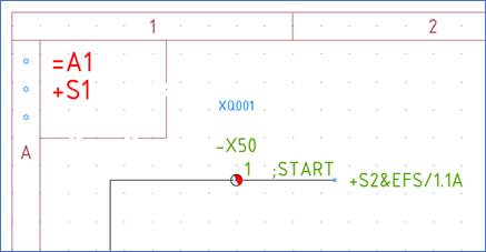 Figure 1682:  The corresponding cross-reference in the other sub-project will be automatically updated, as soon as any sheet in the sub-project is opened.