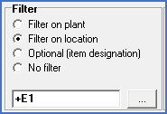 Figure 1122:  Here, you can set a filter!