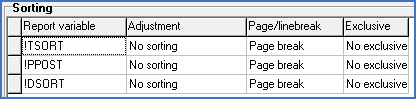 Figure 1419:  Terminal lists are normally not sorted at all. Sorting could potentially mess up the links. The sequence of the terminals should be the original one, identical to the physical sequence in the cabinet.