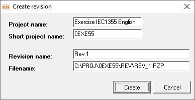 Figure 1460:  This dialogue box is used to name a new revision.