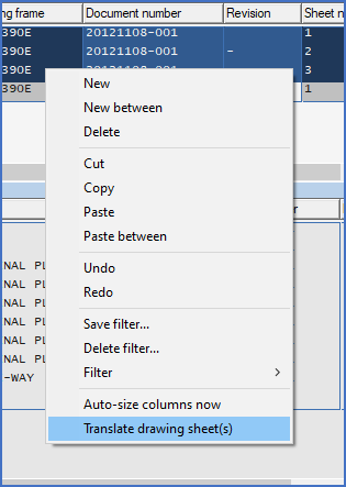 Figure 1530:  The context menu with the translate command at the bottom.