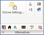 Figure 755:  The "Alternatives" panel, including slide-out