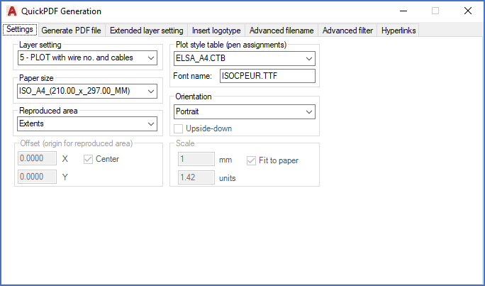 Figure 981:  The "Settings" tab