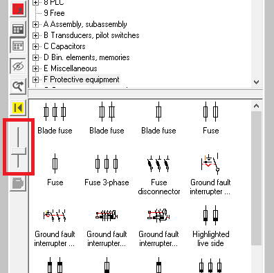 Figure 1099:  Ths slider control to the left is used to adjust the thumbnail size.