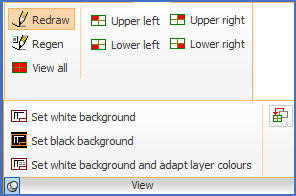 Figure 738:  The "View" panel, including slide-out