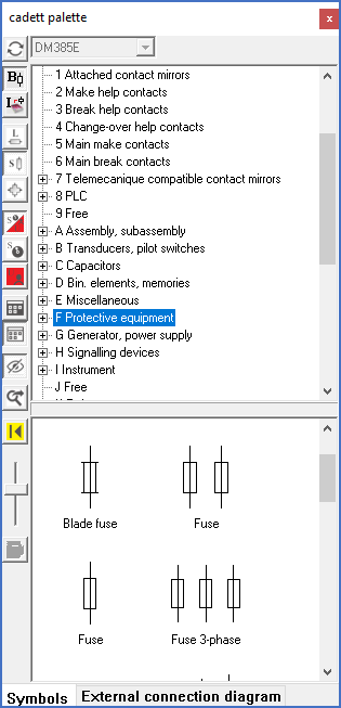 Figure 1195:  Symbol Insert mode