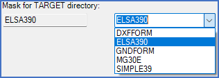 Figure 293:  The currently selected mask is shown to the left. To the right, you can select a new one.