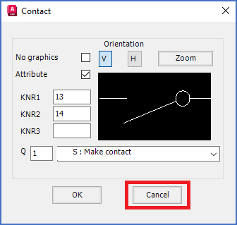 Figure 867: The "Cancel" button