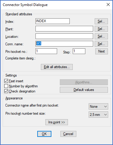 Figure 1131:  The “Connector Symbol Dialogue”